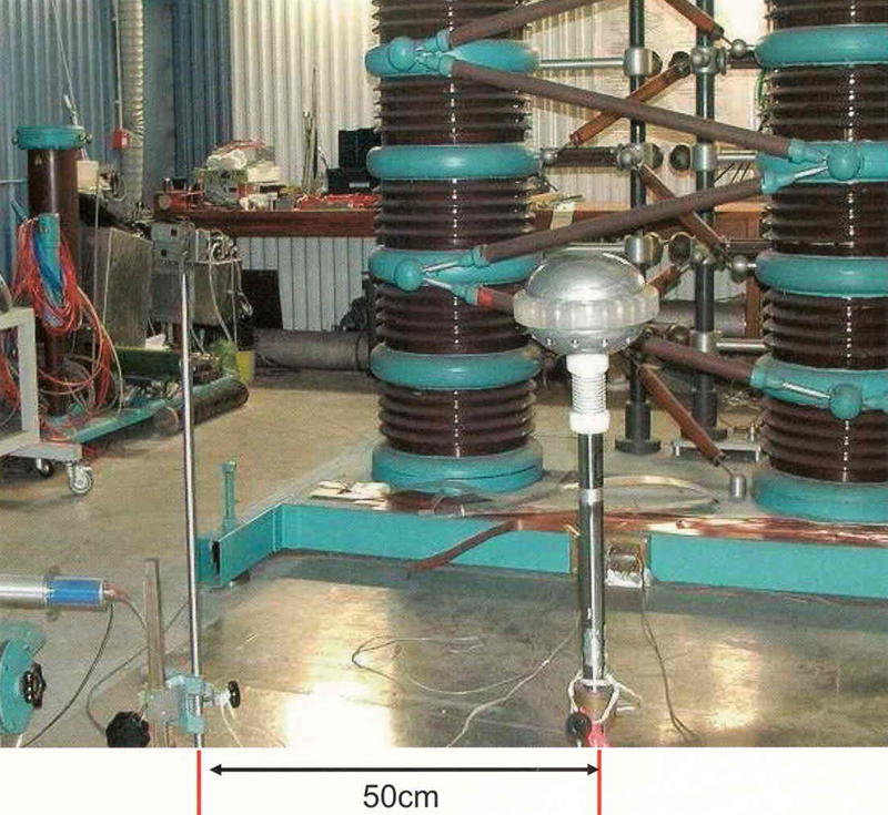 実験3通常避雷針と同じ高さでの実験